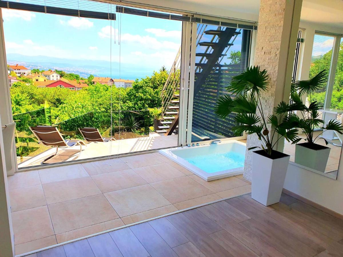 Penthouse Jacuzzi & Pool Apartmants Abbazia Esterno foto